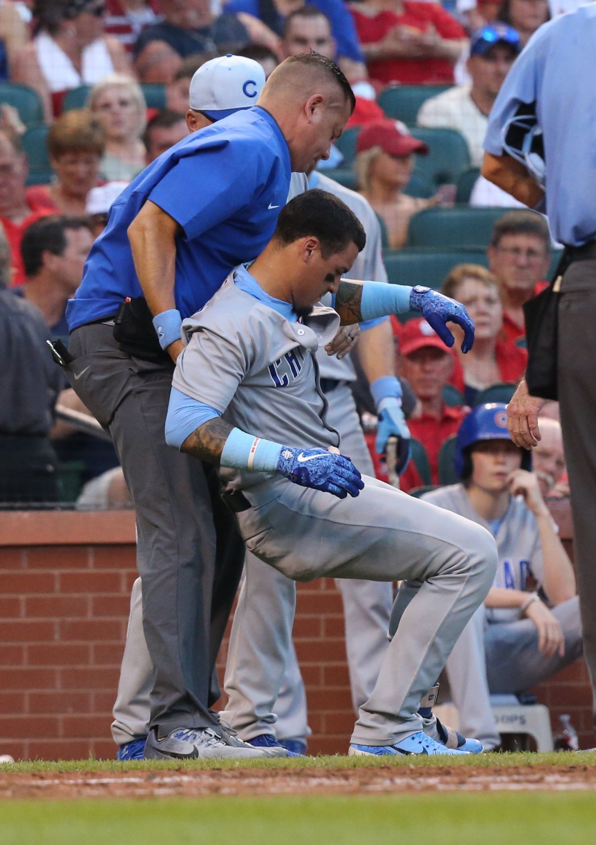 Cards and Cubs battle in the hot series finale Sunday night